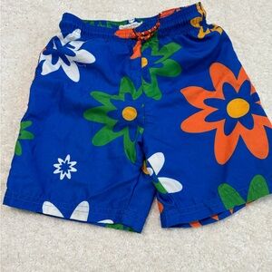 Boy (sz7) Appaman flower swim shorts